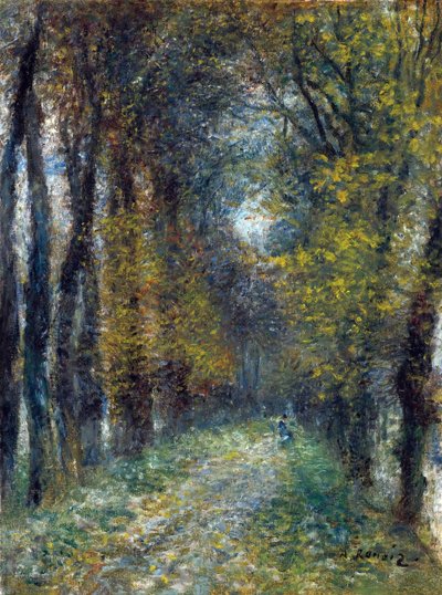 Il viale coperto da Pierre Auguste Renoir