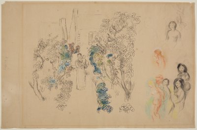 Paesaggio e figure da Pierre Auguste Renoir