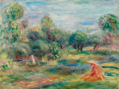 Paesaggio a Cagnes, c. 1907-1908 da Pierre Auguste Renoir