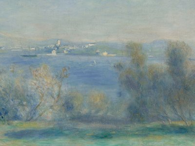 Paesaggio sul Mediterraneo (vista su Tolone) da Pierre Auguste Renoir