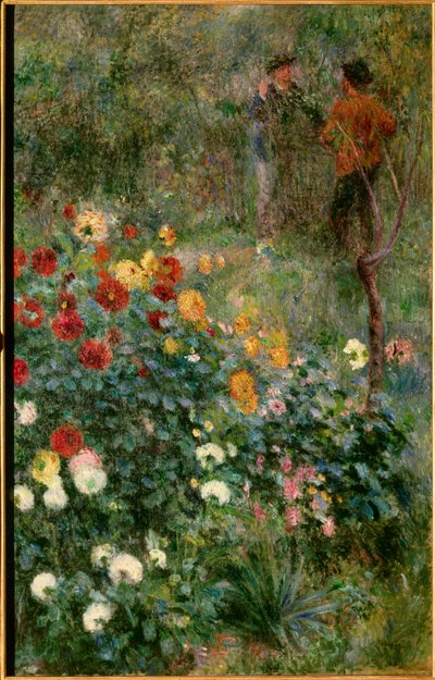 Il giardino rue Cortot a Montmartre da Pierre Auguste Renoir