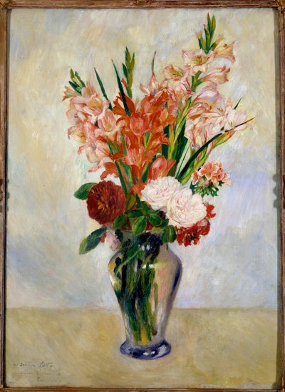 I gladioli da Pierre Auguste Renoir