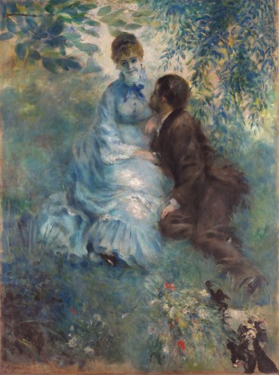 Idillio degli amanti, 1875 da Pierre Auguste Renoir