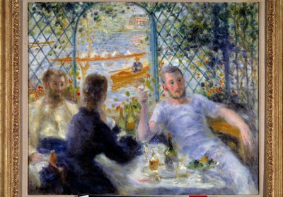 Pranzo al ristorante Fournaise o il pranzo dei vogatori da Pierre Auguste Renoir
