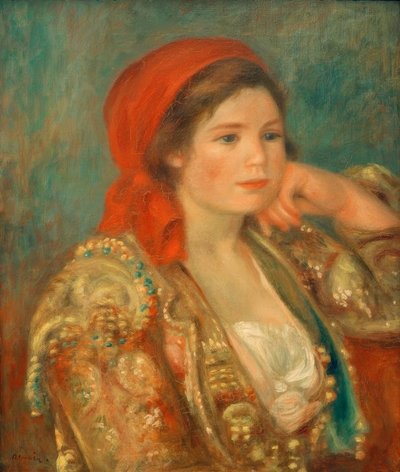 Ragazza con giacca spagnola da Pierre Auguste Renoir