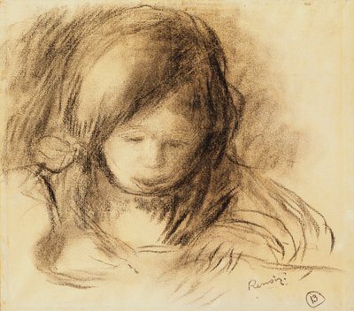 Mini scrittore; Coco Ecrivant da Pierre Auguste Renoir