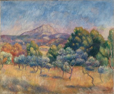Mont Sainte-Victoire da Pierre Auguste Renoir
