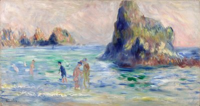 Baia di Moulin Huet, Guernsey da Pierre Auguste Renoir