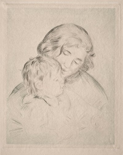 Madre e bambino da Pierre Auguste Renoir