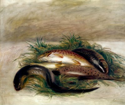 Natura morta con pesci da Pierre Auguste Renoir