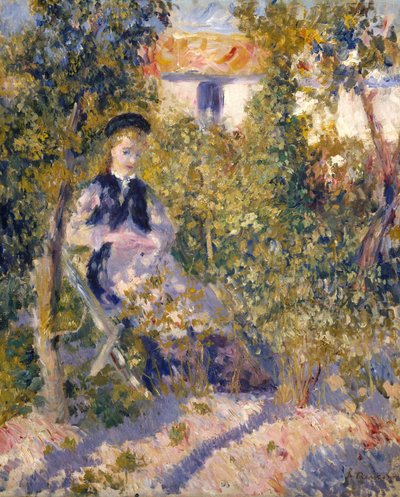 Nini nel Giardino da Pierre Auguste Renoir