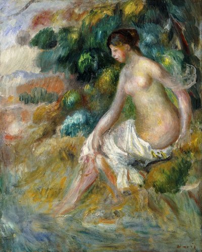 Nudo nella foresta, 1887 da Pierre Auguste Renoir