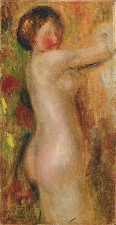 Nudo con braccio alzato da Pierre Auguste Renoir