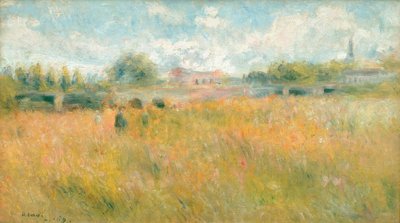 Paesaggio sulla Senna a Rueil da Pierre Auguste Renoir