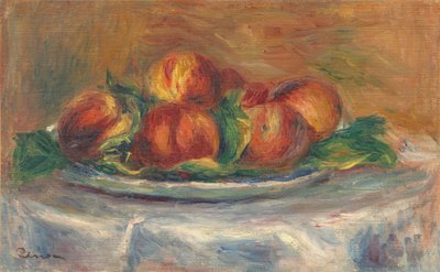 Pesche su un piatto, 1902-1905 da Pierre Auguste Renoir