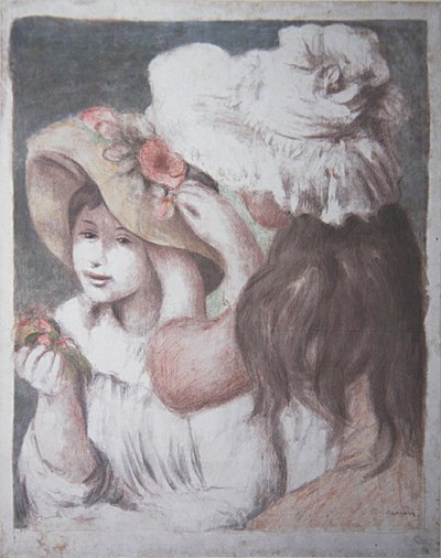 Fissare il Cappello da Pierre Auguste Renoir