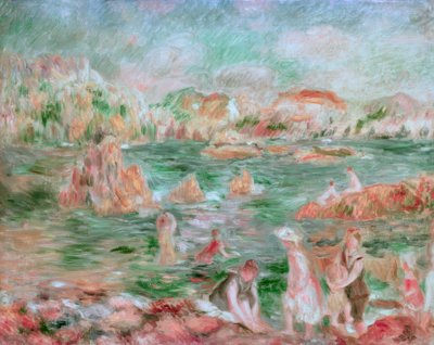 Spiaggia di Guernsey da Pierre Auguste Renoir