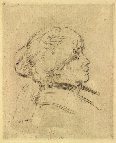 Ritratto di Berthe Morisot da Pierre Auguste Renoir