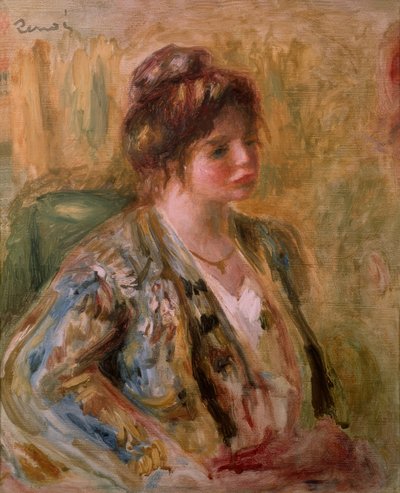 Ritratto di giovane ragazza da Pierre Auguste Renoir