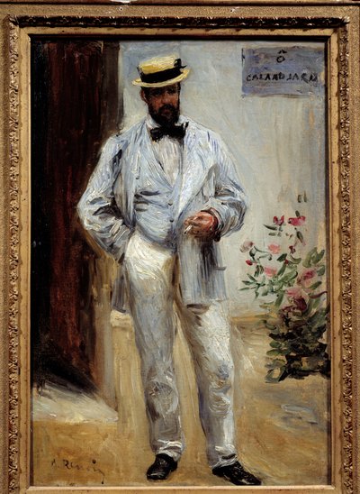 Ritratto a figura intera di Charles Le Coeur (1830-1906), architetto francese da Pierre Auguste Renoir