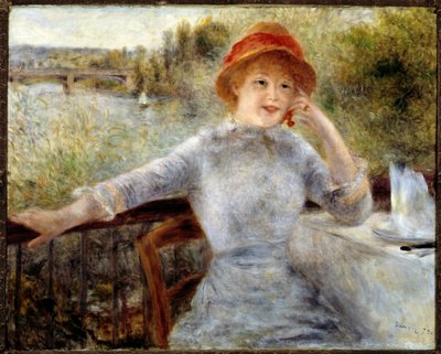 Ritratto di Alphonsine Fournaise da Pierre Auguste Renoir