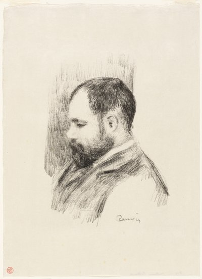 Ritratto di Ambroise Vollard da Pierre Auguste Renoir