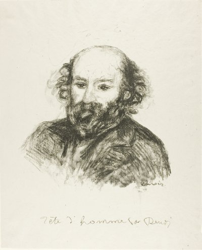 Ritratto di Cézanne da Pierre Auguste Renoir