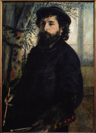 Ritratto di Claude Monet da Pierre Auguste Renoir