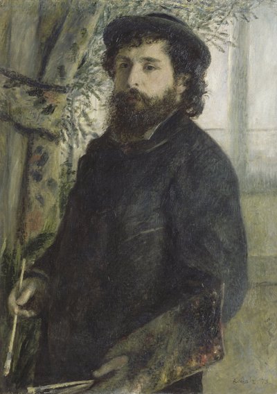 Ritratto di Claude Monet, 1875 da Pierre Auguste Renoir
