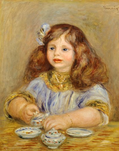 Ritratto di Genevieve Bernheim de Villers, futura contessa Jean de la Chapelle da Pierre Auguste Renoir