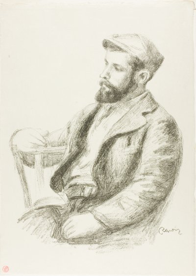 Ritratto di Louis Valtat da Pierre Auguste Renoir