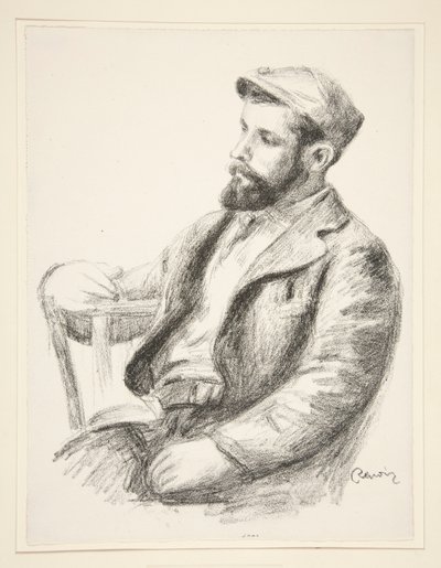 Ritratto di Louis Valtat da Pierre Auguste Renoir
