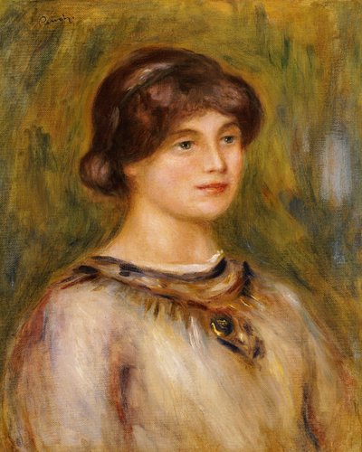 Ritratto di Marie Lestringuez da Pierre Auguste Renoir