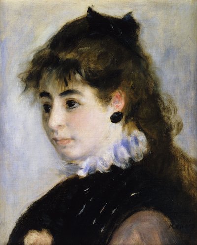 Ritratto di Miss Henriette Henriot da Pierre Auguste Renoir