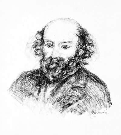 Ritratto di Paul Cézanne da Pierre Auguste Renoir