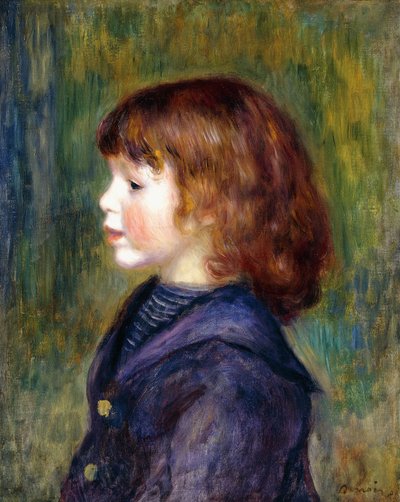 Ritratto di Pierre Renoir in abito da marinaio da Pierre Auguste Renoir