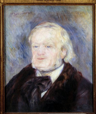 Ritratto di Richard Wagner (1813-1883) da Pierre Auguste Renoir