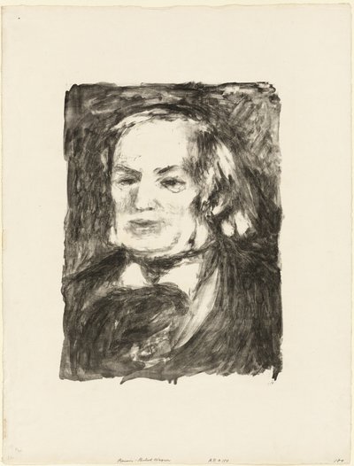 Ritratto di Richard Wagner da Pierre Auguste Renoir