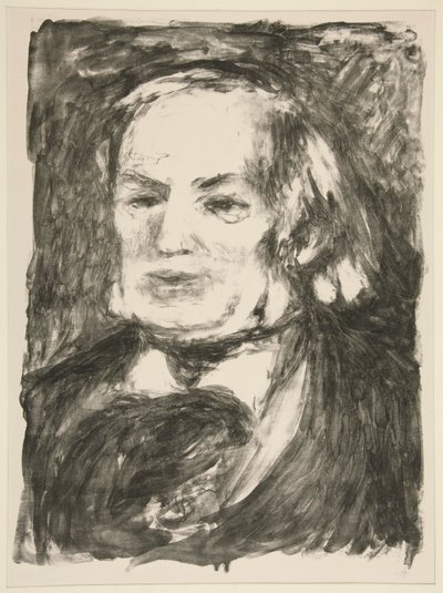 Ritratto di Richard Wagner da Pierre Auguste Renoir
