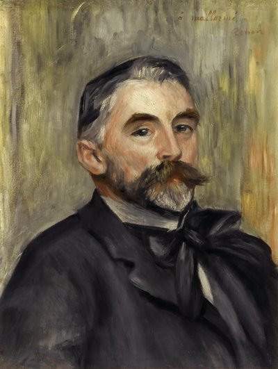 Ritratto di Stéphane Mallarmé 1842-1898 da Pierre Auguste Renoir