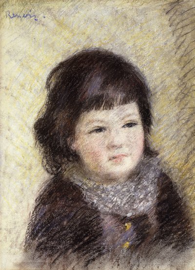 Ritratto di un bambino, c.1879 da Pierre Auguste Renoir