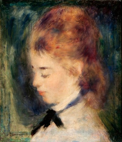 Ritratto di una ragazza da Pierre Auguste Renoir