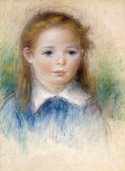 Ritratto di una ragazza da Pierre Auguste Renoir