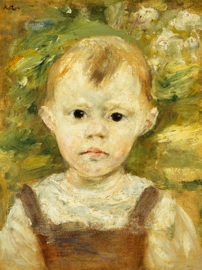 Ritratto di un bambino, c.1880 da Pierre Auguste Renoir