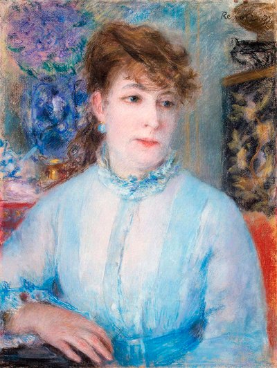 Ritratto di una donna, 1877 da Pierre Auguste Renoir