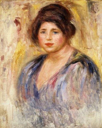 Ritratto di una donna; Portrait de Femme, c.1912 da Pierre Auguste Renoir