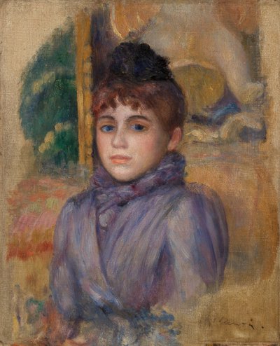 Ritratto di una giovane donna da Pierre Auguste Renoir