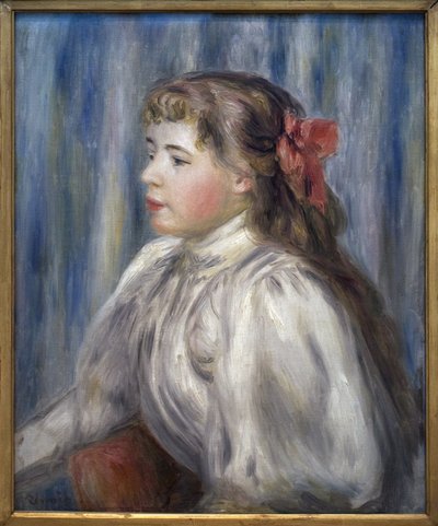 Ritratto di una giovane ragazza da Pierre Auguste Renoir