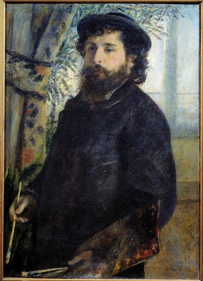 Ritratto del pittore Claude Monet (1840-1926) da Pierre Auguste Renoir