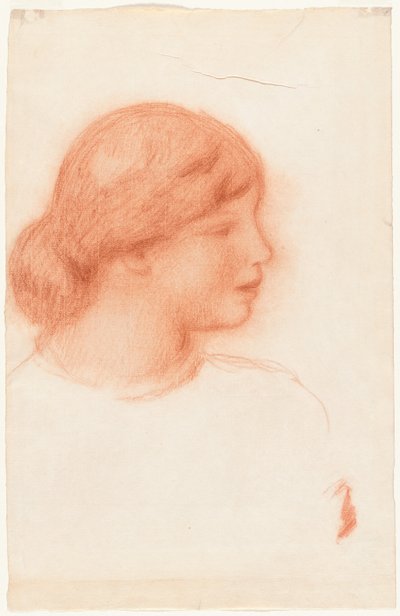 Profilo di una Giovane Donna da Pierre Auguste Renoir